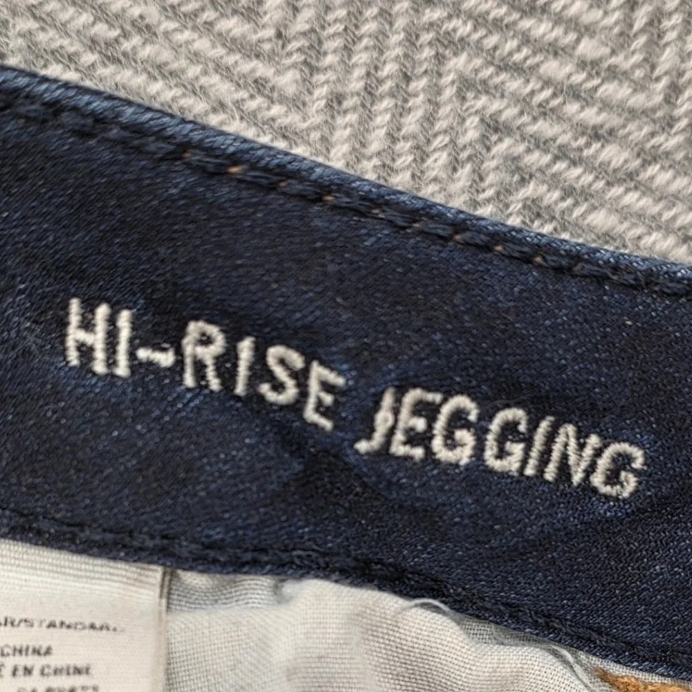 American Eagle Outfitters Hi Rise Jegging Women Size‎ 6 Dark Wash Stretch Denim